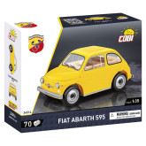 Cobi 24514 Fiat Abarth 595, 1:35, 70 kostek