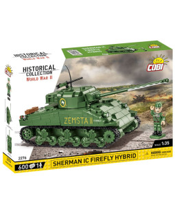 Cobi 2276 II WW Sherman IC Firefly Hybrid, 1:35, 600 kostek