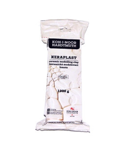 Hmota modelovací 131706 Keraplast bílý 1000g