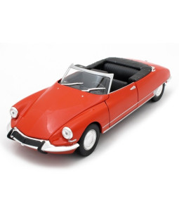 Welly MOQ Citroën DS 19 Cabriolet Convertible Červený 1:24