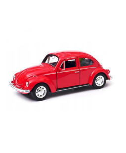 Welly Volkswagen Beetle Hard Top, Červený 1:34-39