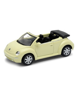 Welly VW New Beetle convertible, krémový 1:34-39