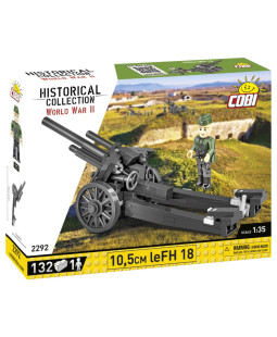 Cobi 2292 Small Army Houfnice I WW 10,5 cm LEFH 18, 1:35, 132 kostek