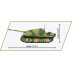 Cobi 2574 II WW Jagdpanther Sd. Kfz. 173, 1:28, 950 kostek