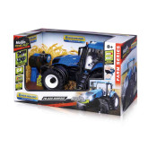 Maisto Tech RC, New Holland traktor, 2.4 Ghz Modrý 1:16