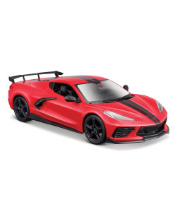 Maisto Chevrolet Corvette Stingray Coupe, (2020) Červená 1:24