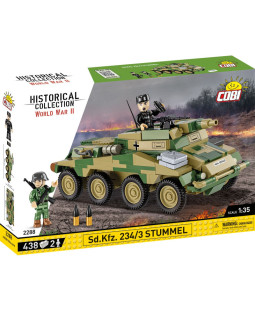 Cobi 2288 II WW Sd. Kfz 234/3 Stummel, 1:35, 438 kostek