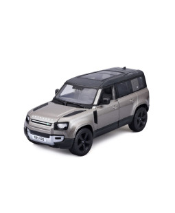 Bburago Plus Land Rover Defender 110 Silver 1:24