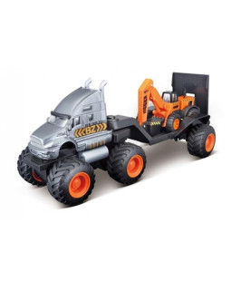 Maisto Builder Zone Quarry Haulers with Digger, 1:32