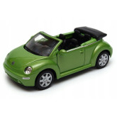 Welly VW New Beetle convertible, zelený 1:34-39