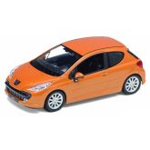 Welly Peugeot 207 oranžový 1:24