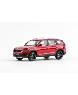 Abrex Škoda Kodiaq FL (2021) Červená Velvet Metalíza 1:43