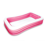 INTEX 58487 nafukovací obdelníkový bazén, růžový, 305x183x56 cm 