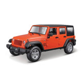 Maisto 2015 Jeep Wrangler Unlimited, metal oranžová, 1:24