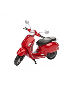 Welly Vespa 2017 GTS 125 cc (red) 1:18