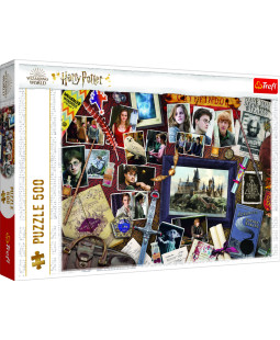 Trefl puzzle 500 dílků - Harry Potter, Rokfortské vzpomínky