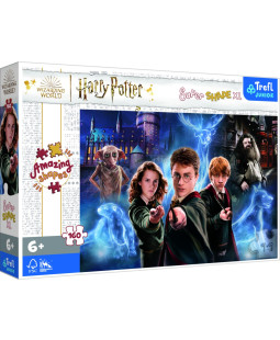 Trefl puzzle 160 XL dílků - Harry Potter, Kouzelný svět