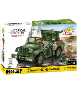 Cobi 3116 II WW 37 mm GMC M6 Fargo, 1:35, 230 kostek