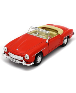 Welly Mercedes Benz 190 SL 55 convertible, červený, 1:34-39