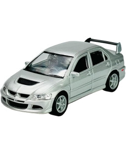 Welly Mitsubishi Lancer EVO VIII, Stříbrné 1:34-39