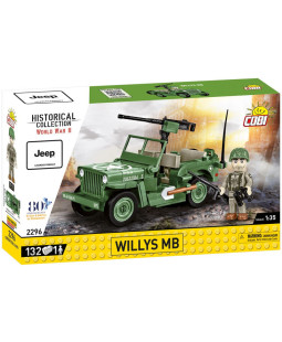 Cobi 2296 WW Willys MB D-DAY, 1:35, 132 kostek