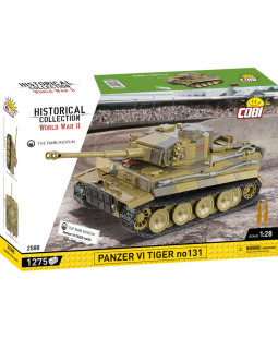 COBI 2588 II WW Panzer VI Tiger no 131, 1:28, 1275 kostek