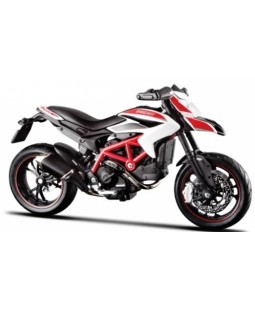 Maisto Ducati Hypermotard SP, Bílá 1 : 18 