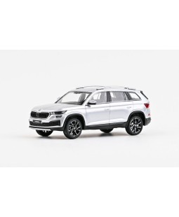 Abrex Škoda Kodiaq FL (2021) Stříbrná Brilliant Metalíza 1:43