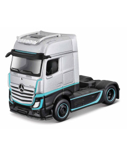 Maisto Custom Rigs-Mercedes-Benz Actros 1851, stříbrno-černá, 1:64