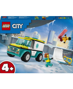 LEGO City 60403 Sanitka a snowboardista