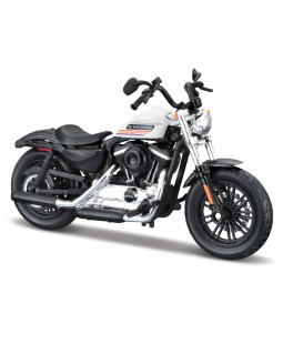 Maisto Harley Davidson Forty Eight Special (2018), blister box, bílá, 1:18