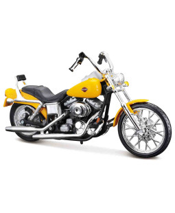 Maisto Harley Davidson FXDWG Dyna Wide Glide (2001) yellow, 1:18 