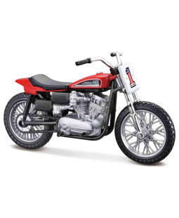 Maisto Harley Davidson Motocykl XR750, červená, 1:18