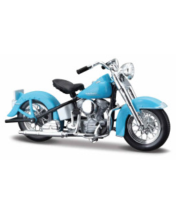 Maisto Harley Davidson 74FL Hydra Glide (1953) Blue, blister box, 1:18