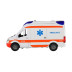 Ambulance na setrvačník se světlem a zvukem, 37x18x11cm