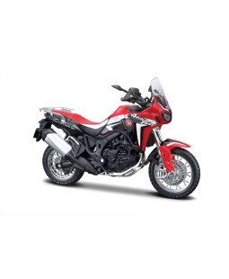 Maisto Motocykl, Honda Africa Twin DCT, červená, 1:18