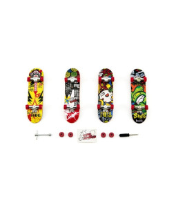 Prstový šroubovací skateboard, 10cm