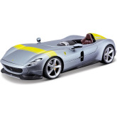 Bburago Ferrari Monza SP1 Silver Blue 1:24