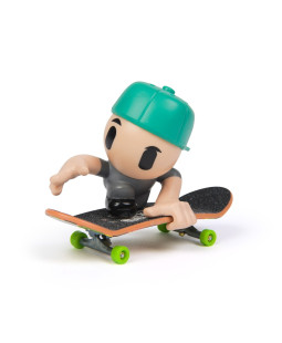 Tech Deck sk8 crew fingerboard s figurkou, zelená kšiltovka