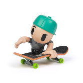 Tech Deck sk8 crew fingerboard s figurkou, zelená kšiltovka