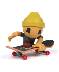 Tech Deck sk8 crew fingerboard s figurkou, žlutá čepice