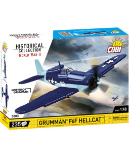 COBI 5883 II WW Grumman F6F Hellcat, 1:48, 235 kostek