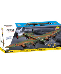 COBI 5758 II WW Avro Lancaster B. III Dambuster, 1:48, 1747 kostek, EXECUTIVE EDITION