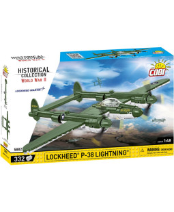 COBI 5882 II WW Lockheed P-38 Lightning, 1:48, 332 kostek