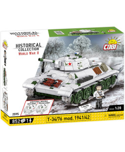 Cobi 2595 II WW T-34/76 mod. 1941/42, 1:28, 852 kostek