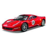 Bburago Ferrari Racing 458 Challenge červená 1:24