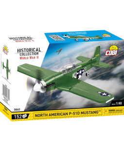 Cobi 5860 II WW North American P-51D Mustang, 1:48, 152 kostek