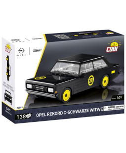 Cobi 24597 Opel Rekord C Schwartze Witwe, 1:35, 138 kostek