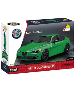 Cobi 24605 Alfa Romeo Giulia Quadrifoglio, 1:35, 90 kostek