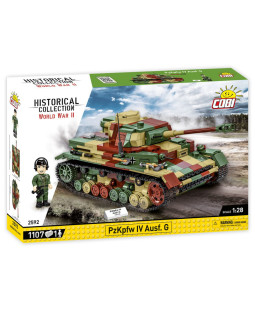 COBI 2592 II WW PzKpfw IV Ausf. G, 1:28, 1107 kostek